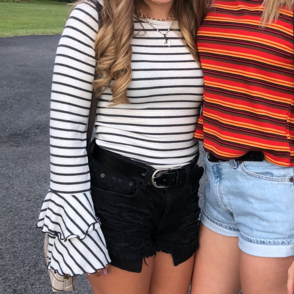 Free People Striped Shirt